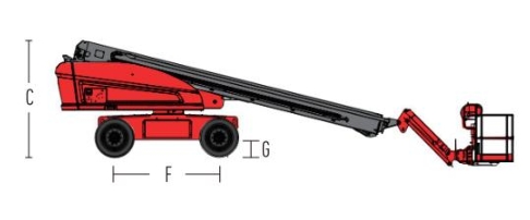 Diesel Telescopic Boom Lift HT26J