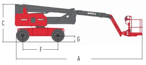 Electric Articulating Boom Lift HA21JE