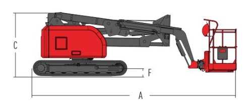 Crawler Diesel Articulating Boom Lift HA12C