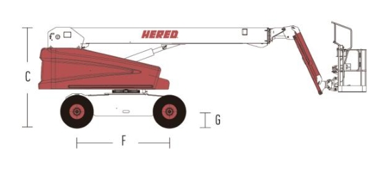 Diesel Telescopic Boom Lift HT20J